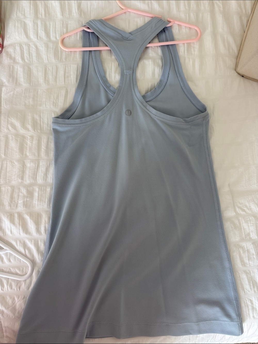 lululemon athletica Light Blue Racerback Tank Top